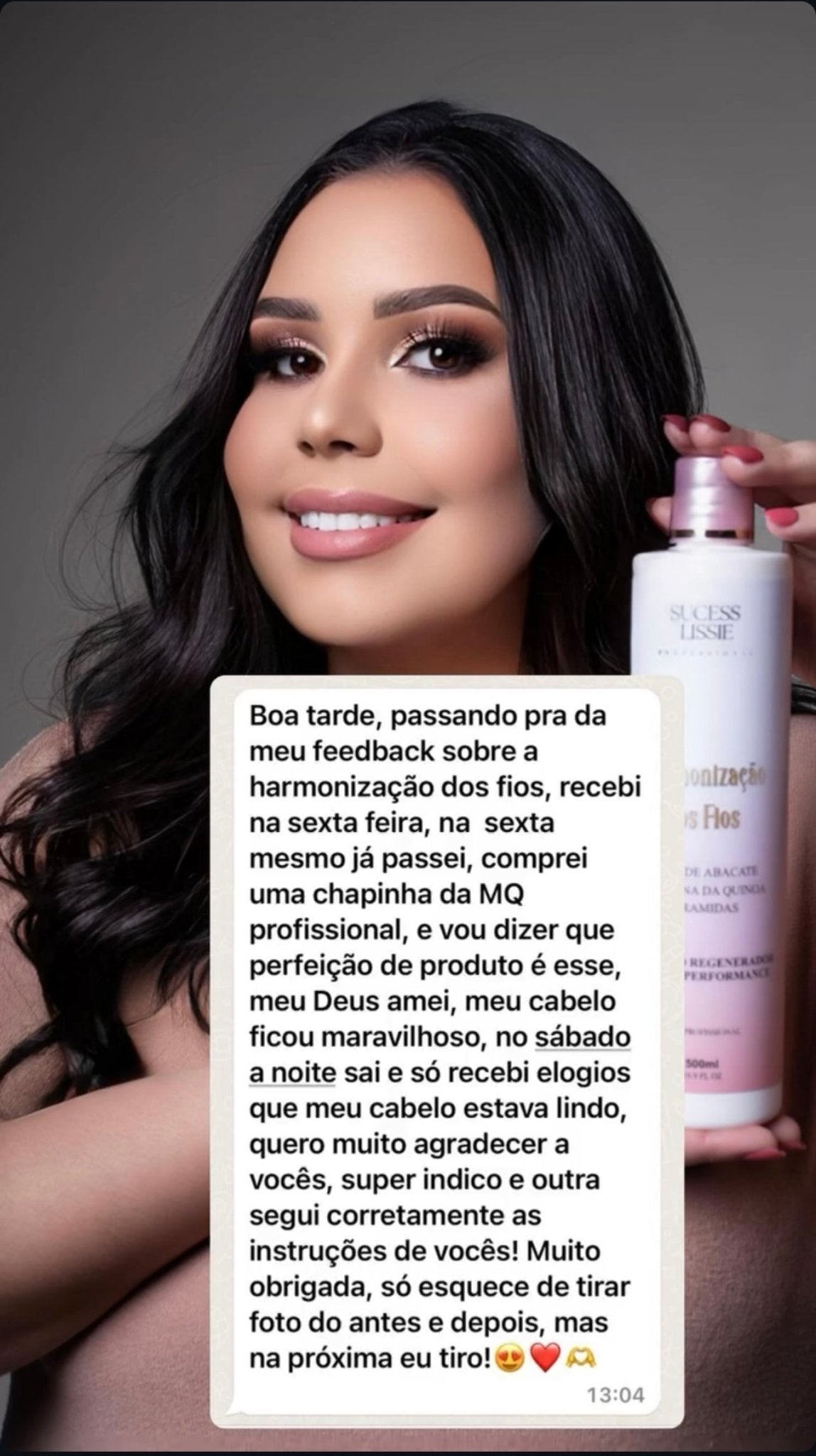 KIT ESSENCIAL HARMONIZAÇÃO DOS FIOS 100% SEM FORMOL - SUCESS LISSIE PROFESSIONAL