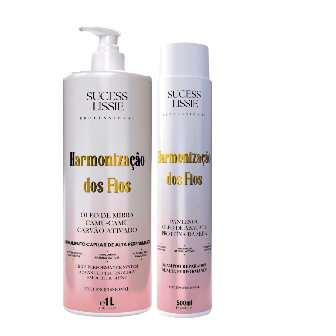 SHAMPOO PROGRESSIVA HARMONIZAÇÃO DOS FIOS FRETE GRÁTIS - SUCESS LISSIE PROFESSIONAL
