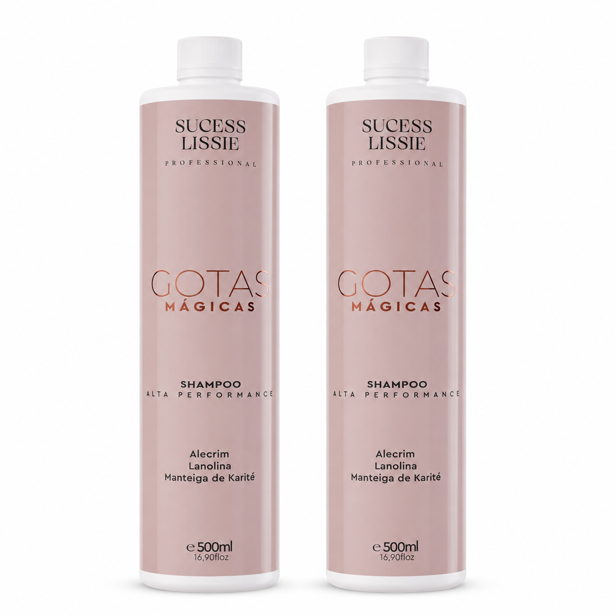 2 Shampoo Linha Gotas Mágicas Envio imediato