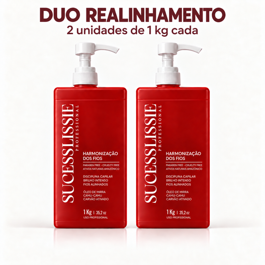 Kit 2 Ativos Harmonização dos Fios 1kg – Progressiva Sem Formol