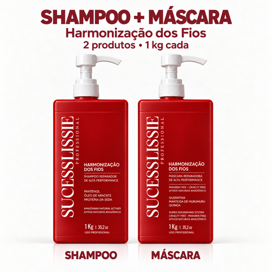 KIT ESSENCIAL SHAMPOO E MÁSCARA