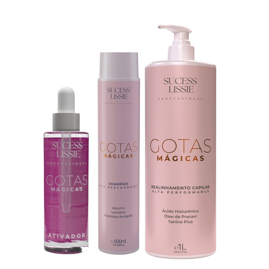 Shampoo e Progressiva Gotas Mágicas