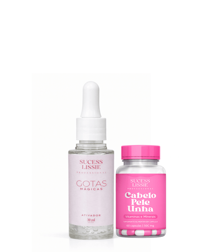 Gotas Mágicas + Cabelo Pele e unha