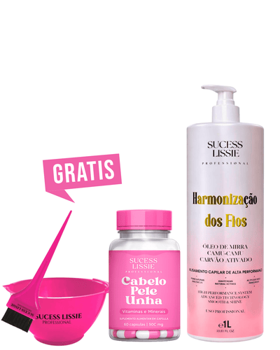 Harmonização dos fios  (SEM FORMOL) ENVIO IMEDIATO