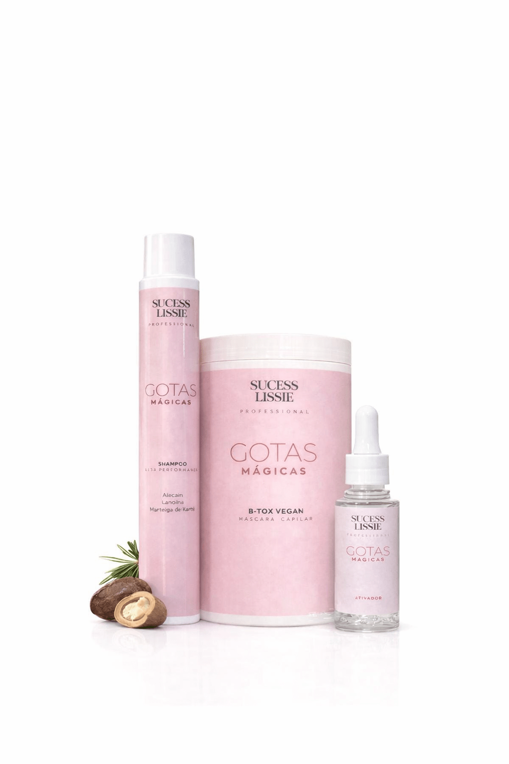 Kit Gotas Mágicas Tratamento Completo - SUCESS LISSIE PROFISSIONALKit Gotas Mágicas Tratamento CompletoSUCESS LISSIE PROFESSIONAL SUCESS LISSIE PROFISSIONALKit Gotas Mágicas Tratamento Completo