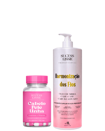 💎 LISO BLINDADO 360° Harmonização dos fios + Cabelo pele e unha